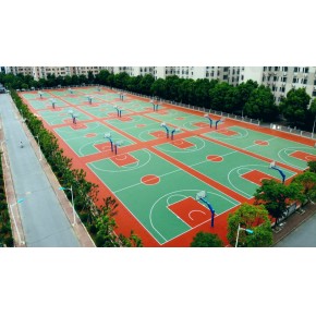 池州丙烯酸篮球场价格 池州丙烯酸网球场