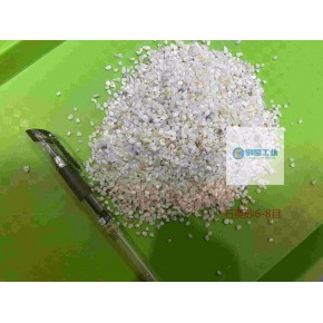 安徽池州石英砂雪花白金刚砂人造草球场施工用